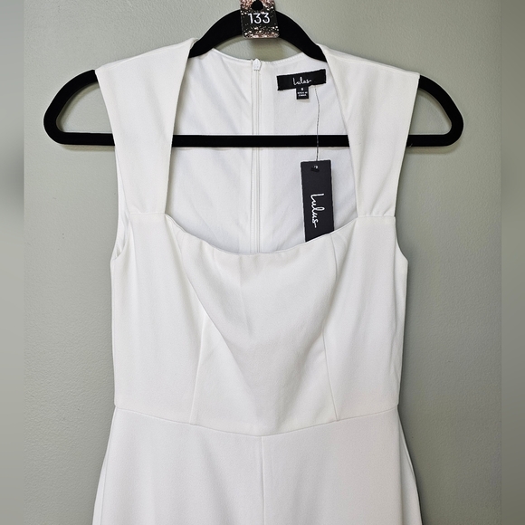 Lulus Enticing Endeavors White Sleeveless Square Neck Jumpsuit - Picture 8 of 12